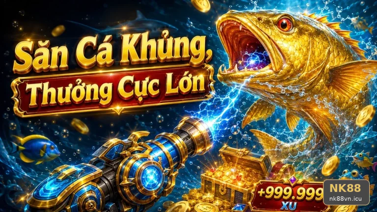 Đường đạn xé nước quanh rương thưởng: Kinh nghiệm bắn cá săn thưởng NK88